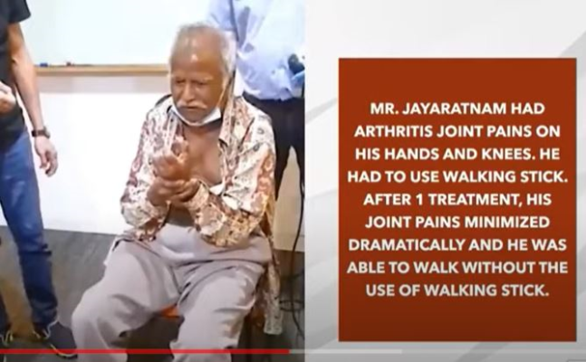arthritis helped with LifeWind Terahertz Wand